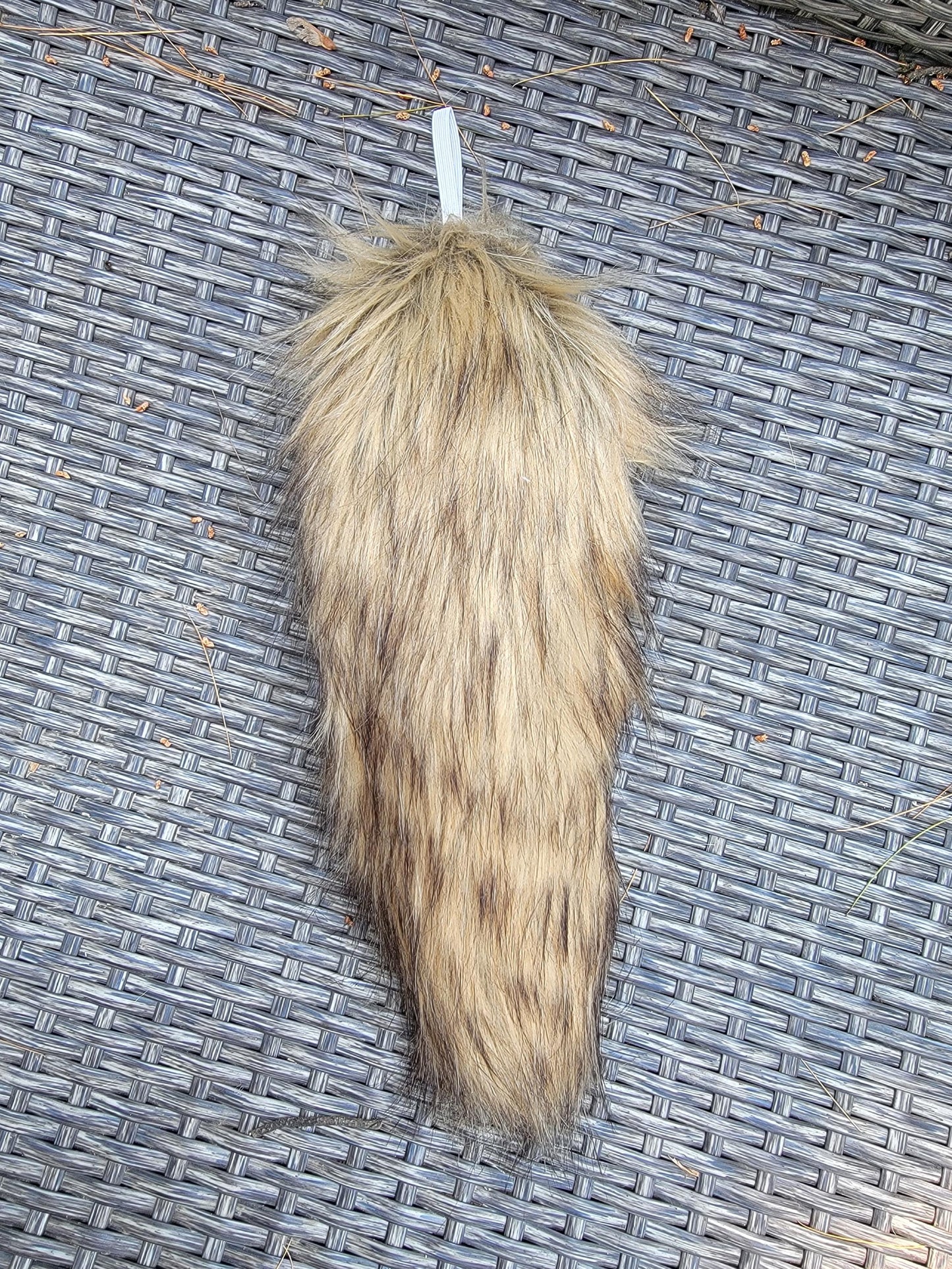Brown Realistic Faux Fur Tail for Cosplay