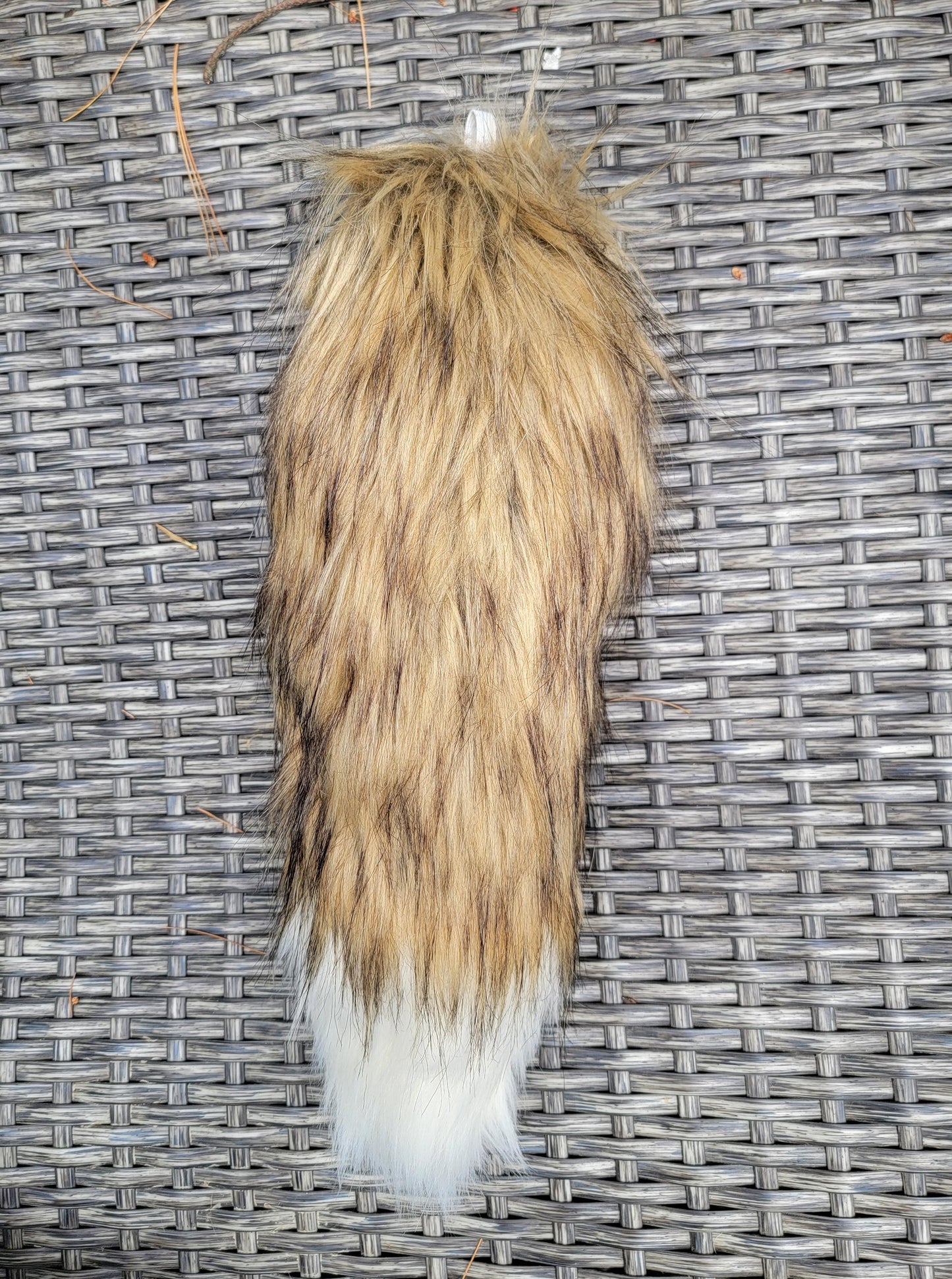Brown Realistic Faux Fur Tail for Cosplay