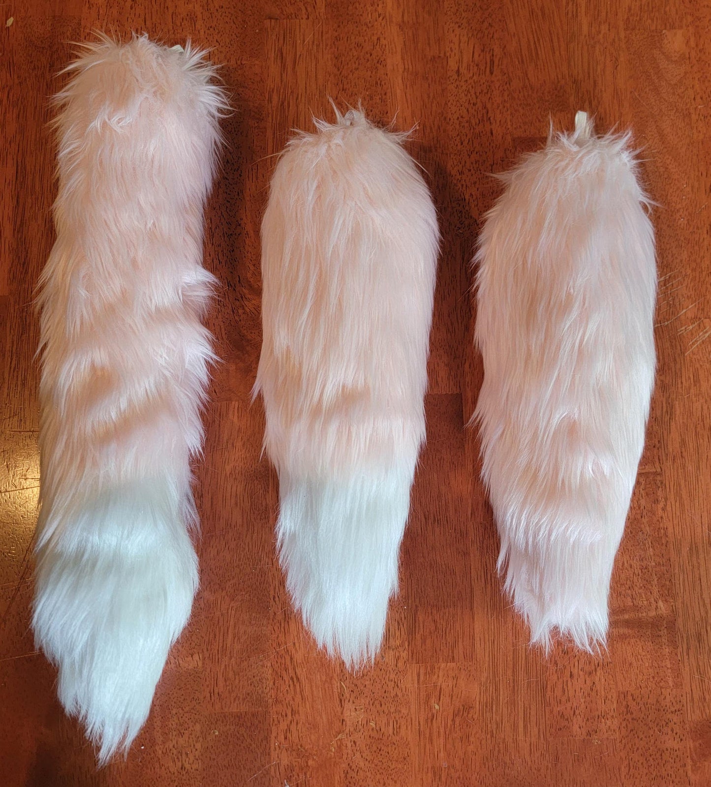 Light Pink Faux Fur Tail for Cosplay