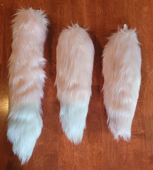 Light Pink Faux Fur Tail for Cosplay