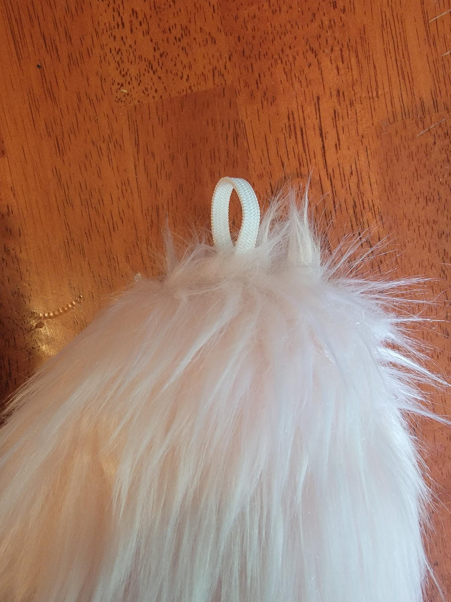Light Pink Faux Fur Tail for Cosplay